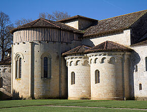 Eglise de l'Abbaye de Flaran. - Agrandir l'image (fenêtre modale)