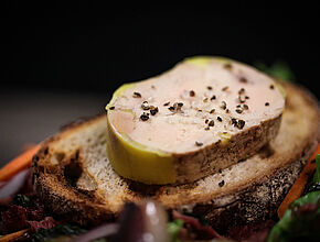 Foie gras de canard. - Agrandir l'image (fenêtre modale)